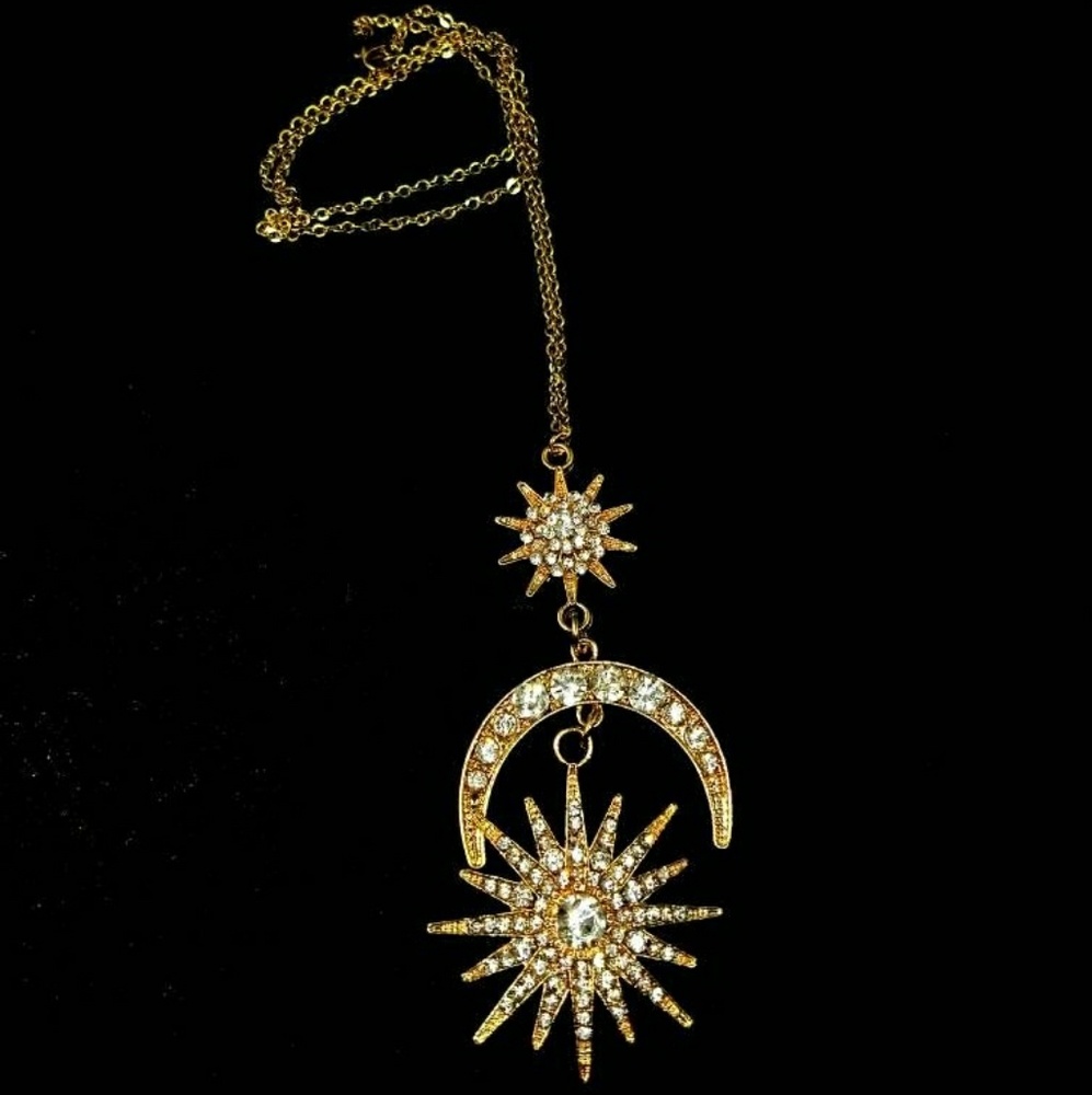 Star & Moon Necklace New
